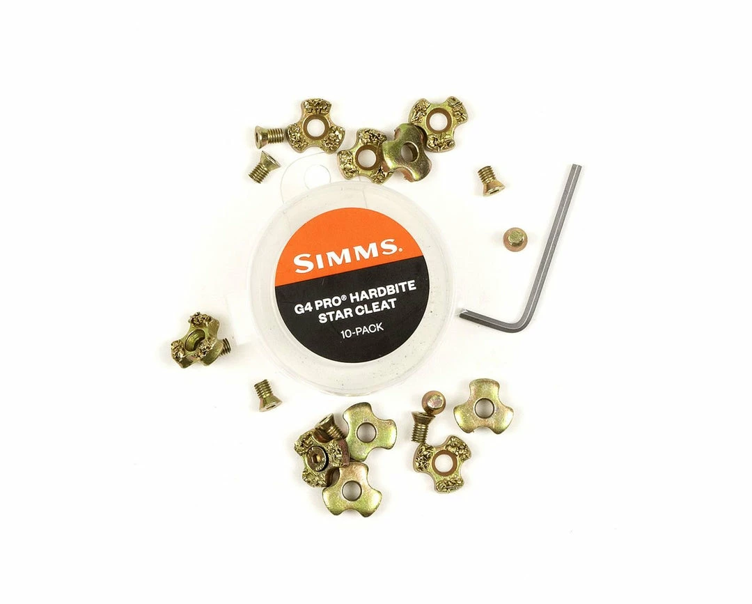 Simms G4 Pro Hardbite Star Cleat - 10 Count Wading Gear 2 Simms G4 Pro Hardbite Star Cleat - 10 Count Wading Gear