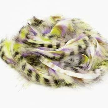 Hareline Black Barred Groovy Bunny Strips 3 Hareline Black Barred Groovy Bunny Strips