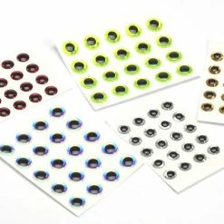 Hareline Fly Tying 3D Adhesive Holographic Eyes