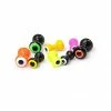 Hareline Double Pupil Brass Eyes Fly Tying