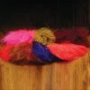 Hareline Strung Blood Marabou Quills Fly Tying