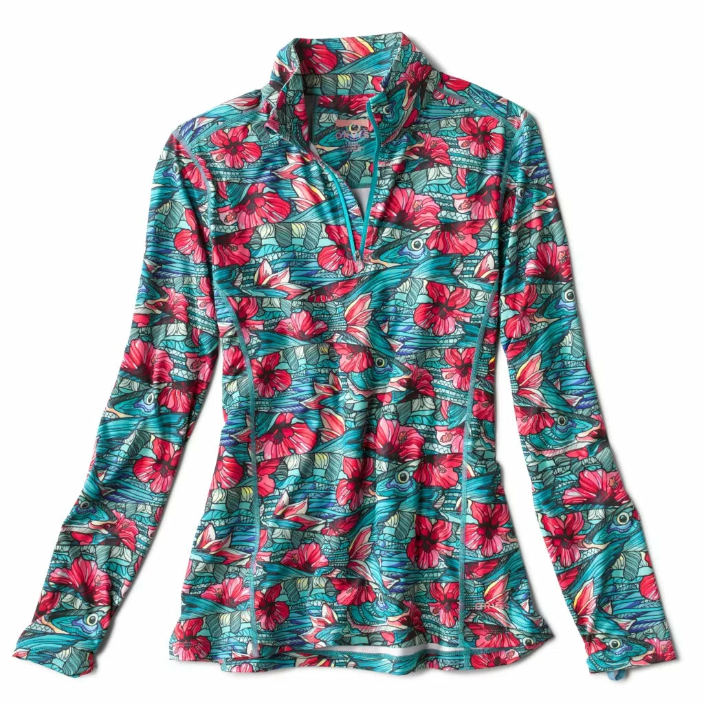Orvis Women's Sun Defense 1/4 Zip Clothing 1 Orvis Women's Sun Defense 1/4 Zip Clothing
