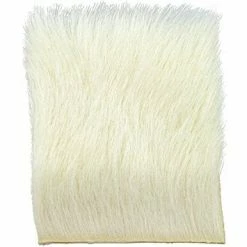 Hareline Calf Body Hair - White
