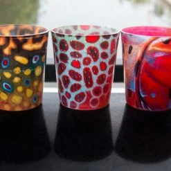 DeYoung Fish Flank Rocks Glass