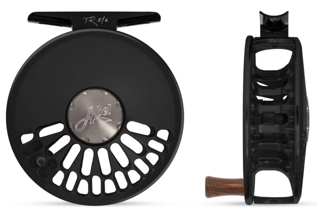 Fly Reels Abel TR 5/6 - Black W/ Rosewood 1 Fly Reels Abel TR 5/6 - Black W/ Rosewood
