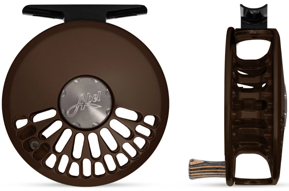 Fly Reels Abel TR 4/5 - Satin Dark Brown W/ Zebra 1 Fly Reels Abel TR 4/5 - Satin Dark Brown W/ Zebra
