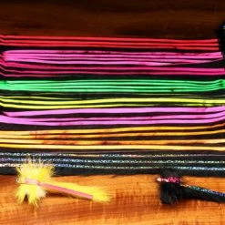 Hareline Magnum Bling Rabbit Strips Fly Tying