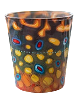 DeYoung Fish Flank Rocks Glass