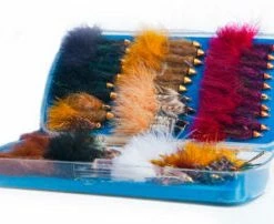 Deyoung 4 Panel Brown October Cliff's Bugger Barn Fly Boxes