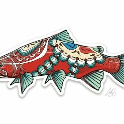 Casey Underwood Artwork Dala Trout Decal