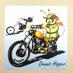 Strip'n Dennis Hopper Sticker