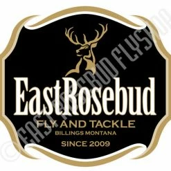 East Rosebud Fly & Tackle Glen At East Rosebud Sticker East Rosebud Custom Merchandise