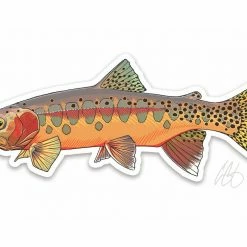 Casey Underwood Artwork Golden Trout Decal