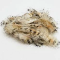 Hareline Micro Black Barred Groovy Bunny Strips Fly Tying