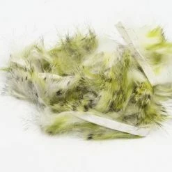 Hareline Micro Black Barred Groovy Bunny Strips Fly Tying