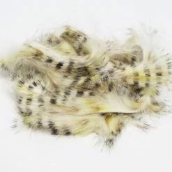 Hareline Micro Black Barred Groovy Bunny Strips Fly Tying