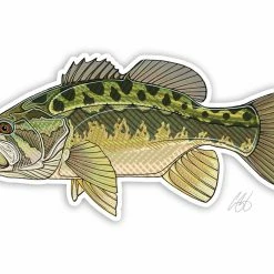 Casey Underwood Artwork Largemouth Bass Decal