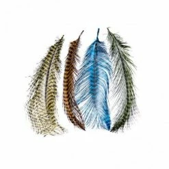 Montana Fly Company Barred Ostrich Plumes Fly Tying