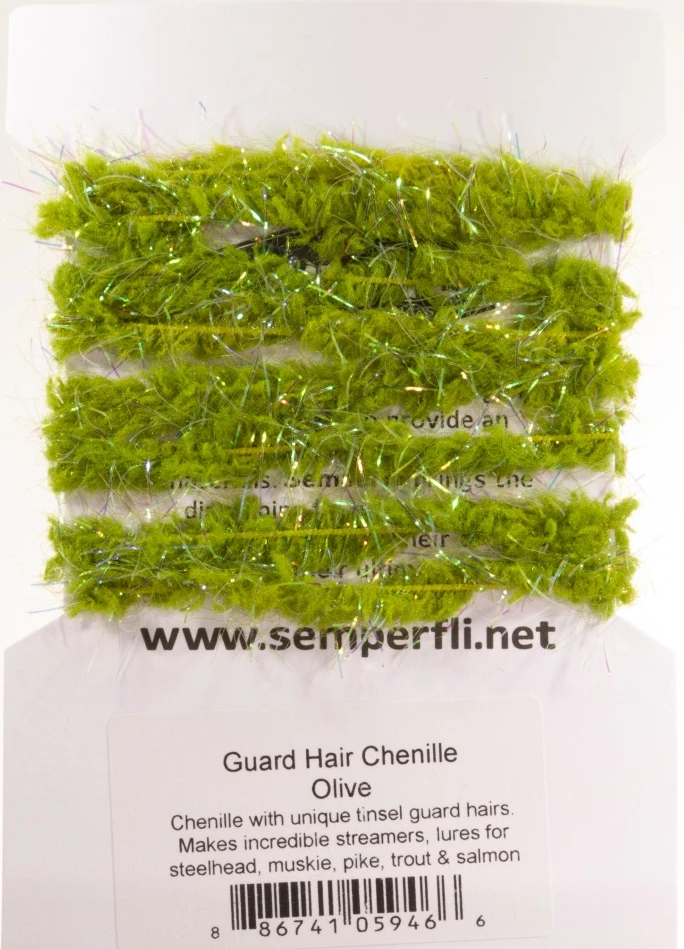 Semperfli Guard Hair Chenille Fly Tying 8 Semperfli Guard Hair Chenille Fly Tying
