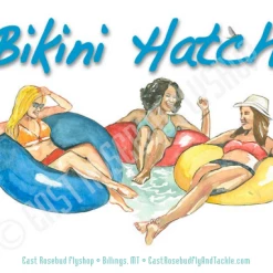 East Rosebud Fly & Tackle East Rosebud Custom Merchandise Bikini Hatch Sticker