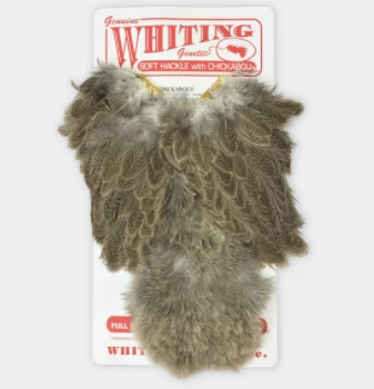 Fly Tying Whiting Brahma Soft Hackle W/ Chickabou 1 Fly Tying Whiting Brahma Soft Hackle W/ Chickabou