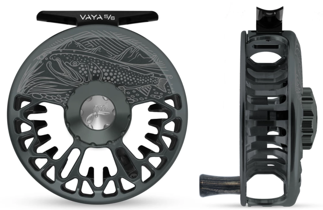 Fly Reels Abel Vaya 5/6 - On The Hunt-Slate Gray 1 Fly Reels Abel Vaya 5/6 - On The Hunt-Slate Gray