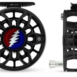 Abel SDF 4/5 - Black W/ Grateful Dead Bolt Fly Reels