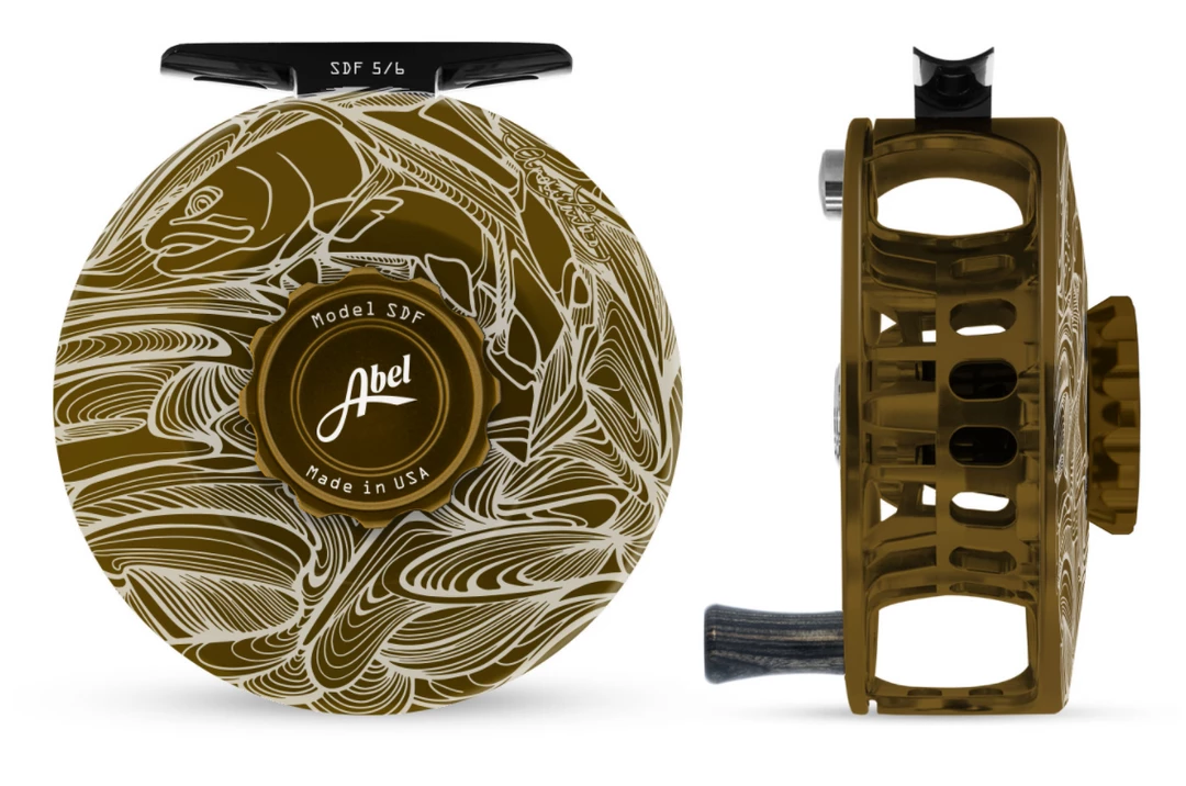 Abel SDF 5/6 - Solid Larko Trout - Dark Olive Fly Reels 1 Abel SDF 5/6 - Solid Larko Trout - Dark Olive Fly Reels