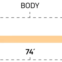 Cortland 444 Peach - Double Taper