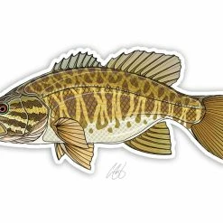 Casey Underwood Artwork Smallmouth Decal Stickers
