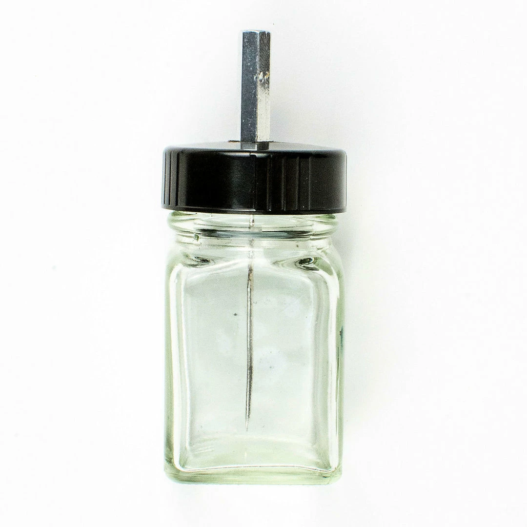 Wapsi Applicator Glass Jar W/ Bodkin Fly Tying 1 Wapsi Applicator Glass Jar W/ Bodkin Fly Tying