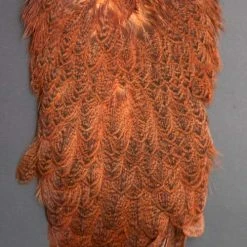 Whiting Brahma Hen Saddle Fly Tying