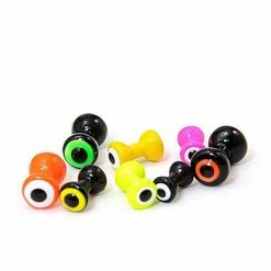 Hareline Double Pupil Lead Eyes Fly Tying
