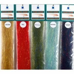 Hareline Fly Tying Farrar Flash Blend BaitFish Brush