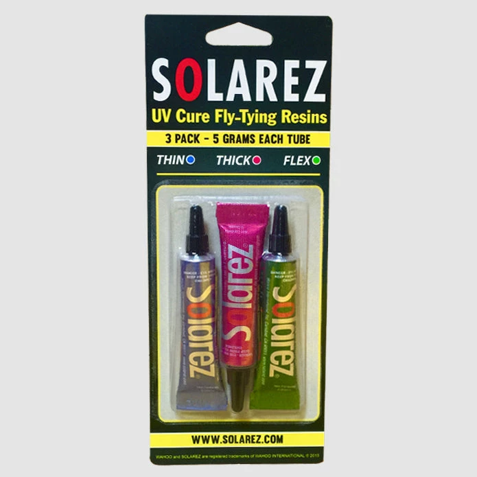 Solarez Fly Tying Fly-Tie UV Resin 3 Pack 2 Solarez Fly Tying Fly-Tie UV Resin 3 Pack