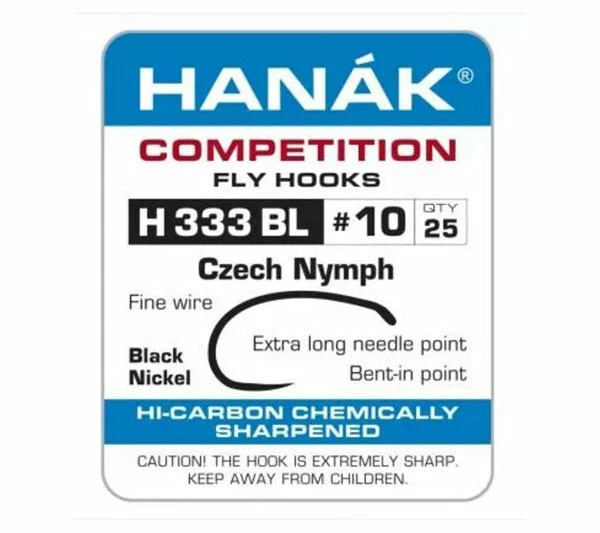 Natures Spirit Fly Tying HANAK Hooks - H333 BL 1 Natures Spirit Fly Tying HANAK Hooks - H333 BL