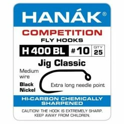 Natures Spirit Fly Tying HANAK Hooks - H400 BL