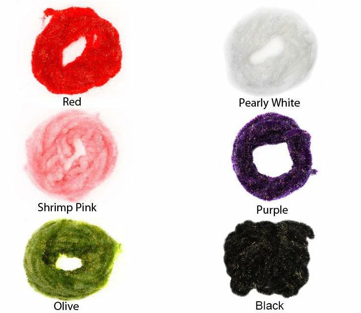 Hareline Ice Dub Chenille Fly Tying 3 Hareline Ice Dub Chenille Fly Tying