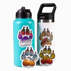 Bozeman Creative Fishing Buddy Paw Print Sticker Stickers