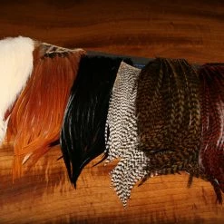 Hareline Bugger Hackle Patches Fly Tying