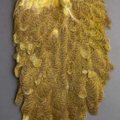 Whiting Brahma Hen Saddle Fly Tying