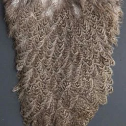 Whiting Brahma Hen Saddle Fly Tying