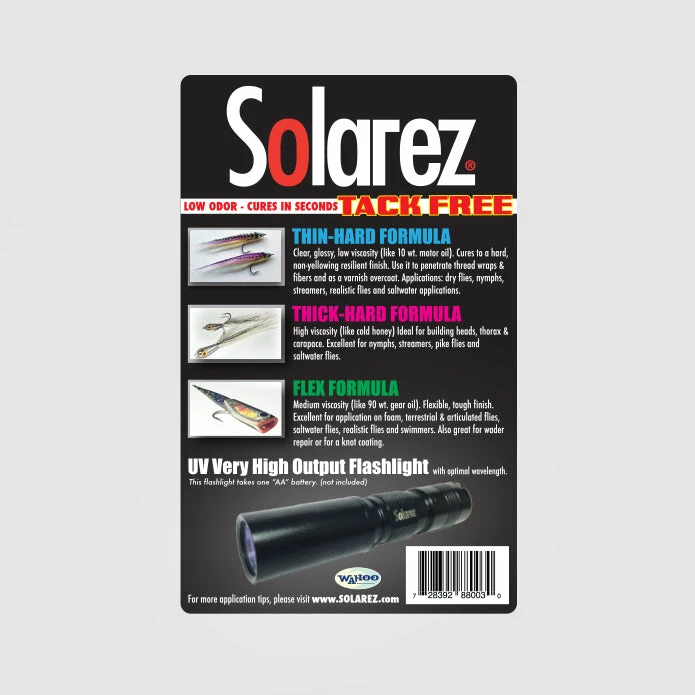 Solarez Fly Tying UV-Cure Fly-Tie Fishing Roadie Kit 2 Solarez Fly Tying UV-Cure Fly-Tie Fishing Roadie Kit