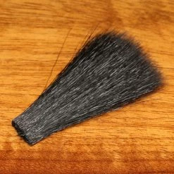 Hareline Selected Hair Wing - Black Goat Hair Fly Tying