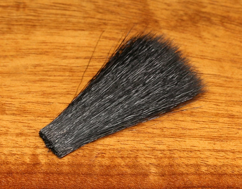 Hareline Selected Hair Wing - Black Goat Hair Fly Tying 1 Hareline Selected Hair Wing - Black Goat Hair Fly Tying