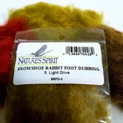 Natures Spirit Snowshoe Rabbit Foot Dubbing Fly Tying