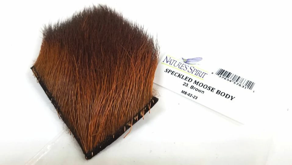 Natures Spirit Fly Tying Speckled Moose Body 1 Natures Spirit Fly Tying Speckled Moose Body