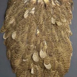 Whiting Brahma Hen Saddle Fly Tying