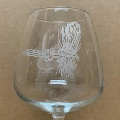 East Rosebud Fly & Tackle Sand Carved Diamond Wine Glass Set Gift Ideas