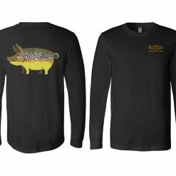Nate Karnes Art Clothing ERFT Pig Brown Longsleeve Tee